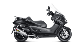 Akrapovic Slip-on Line RVS Einddemper met E-keur Yamaha Majesty 400 2007 - 2015